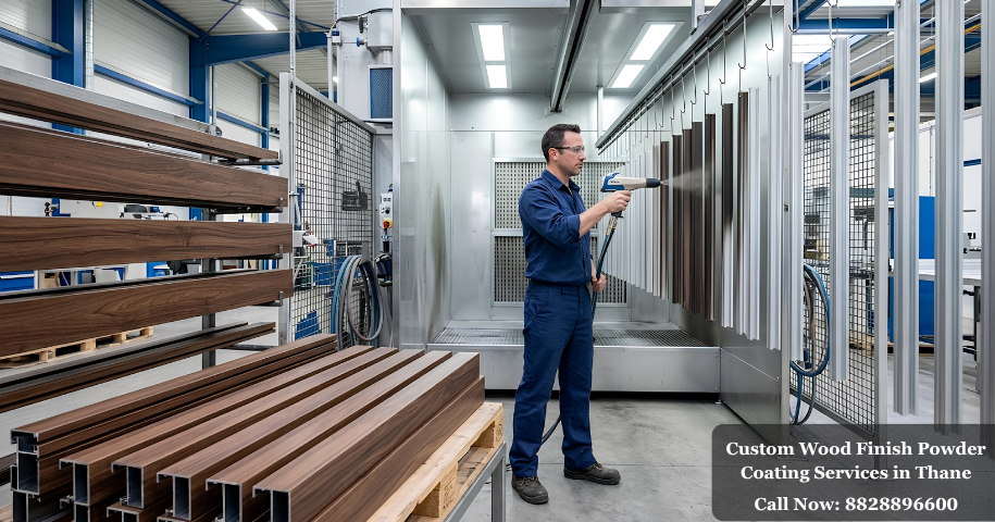 Custom Wood Finish Powder Coating Services in Thane