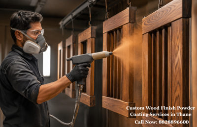 Custom Wood Finish Powder Coating Services in Thane