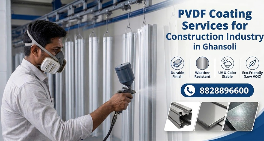 PVDF Coating Services for Construction Industry in Ghansoli
