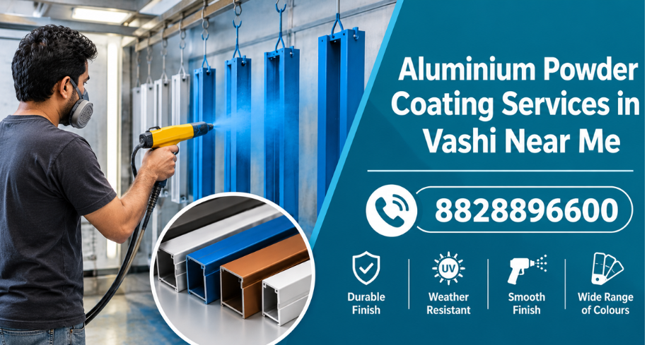 Aluminium Powder Coating Services in Vashi Near Me